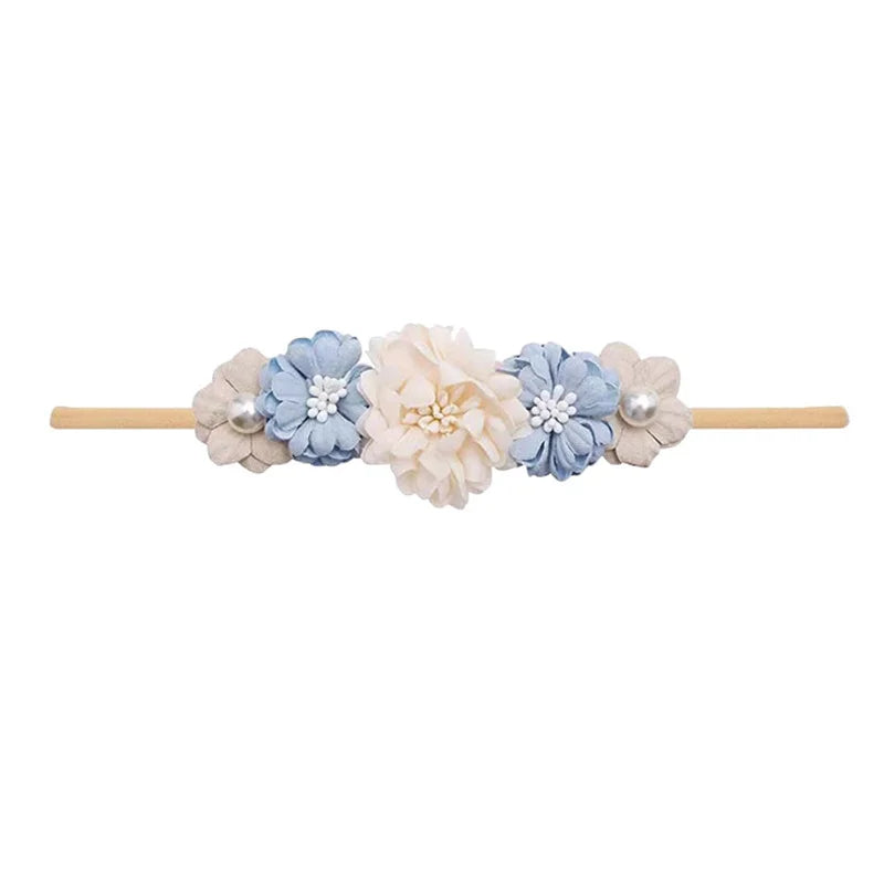 Baby Girl Newborn Elastic Flower Toddler Hair Band