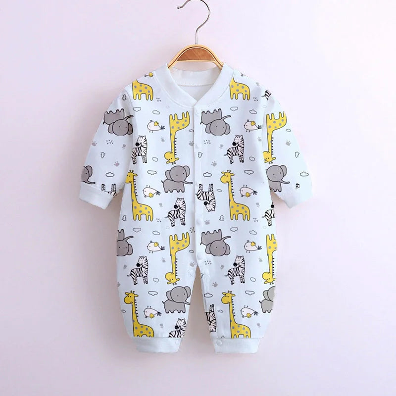 Baby Set 0-24M Neonatal Cartoon Breathable Bodysuit