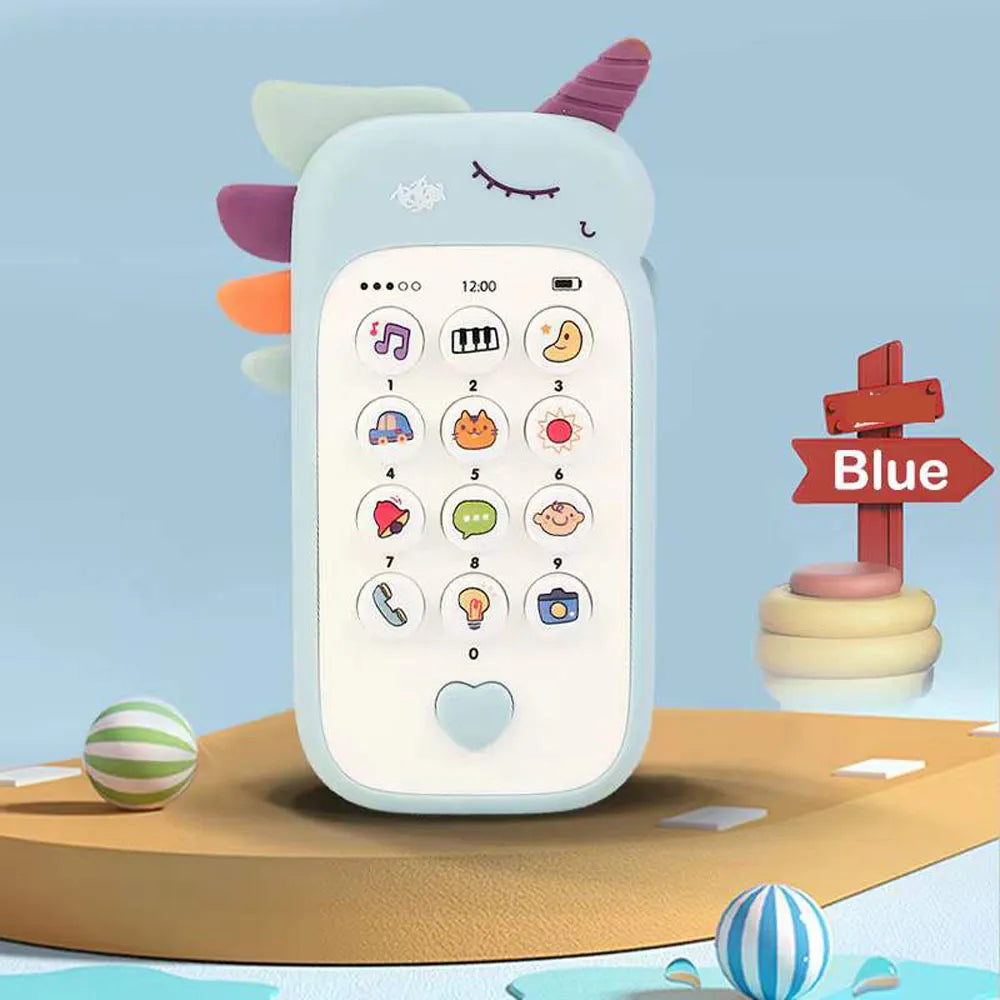 Baby Phone Toys Bilingual Music Telephone Sleeping Artifact Simulation Phone for Kids Infant Early Educational Toy Kids Gifts