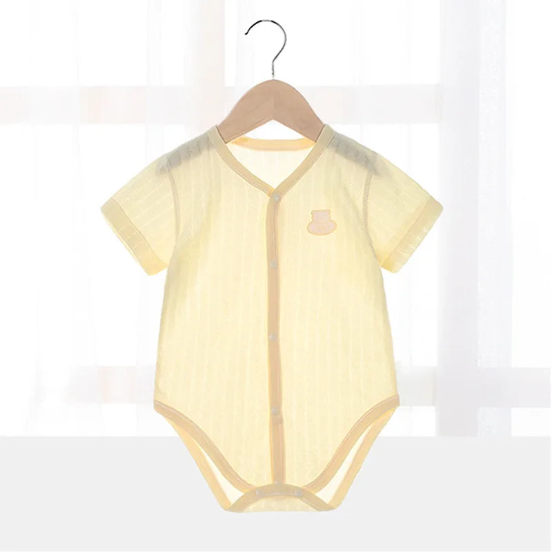 Newborn Baby Bodysuits for Summer Thin Outwear Clothes