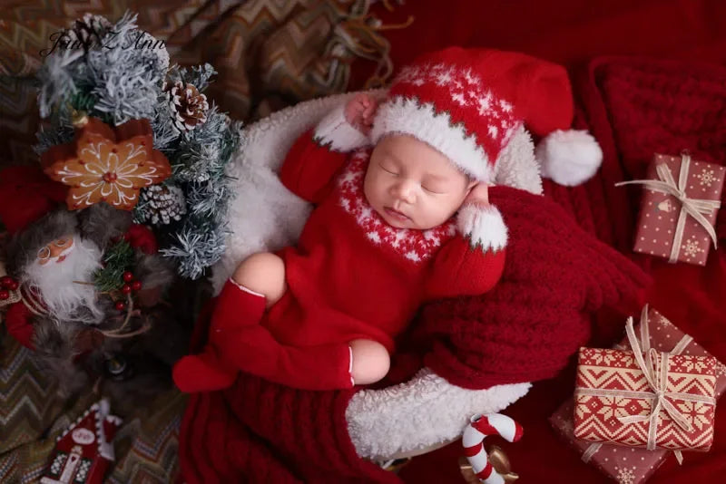Baby Christmas  New Year clothes theme props