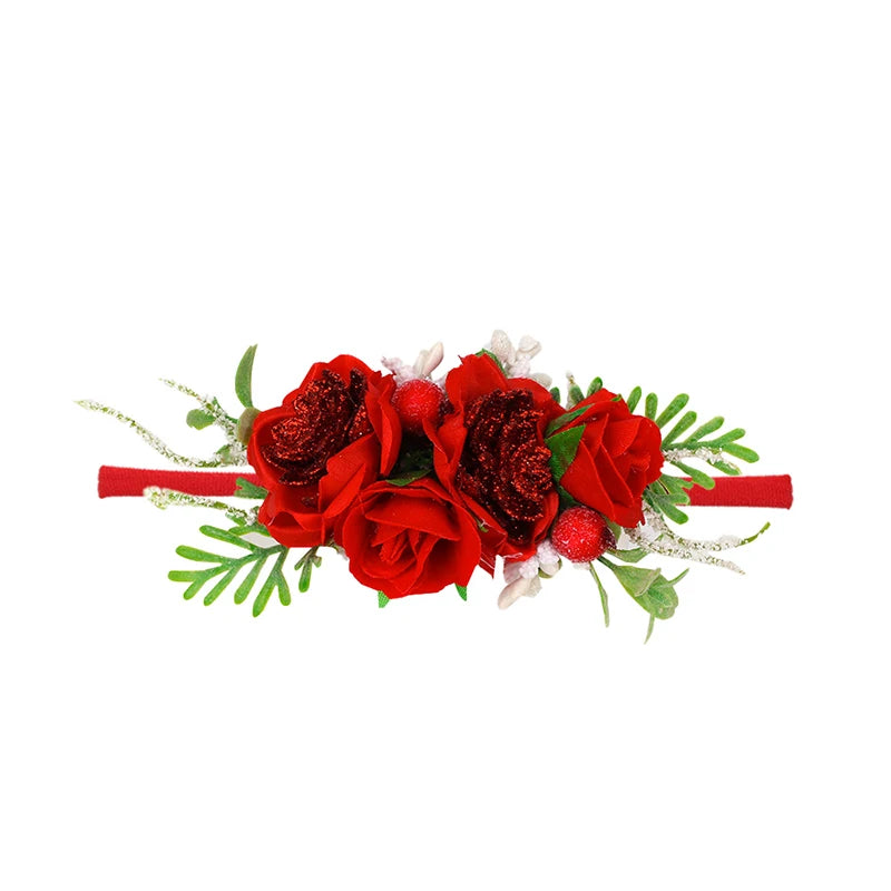 Baby Girl Newborn Elastic Flower Toddler Hair Band