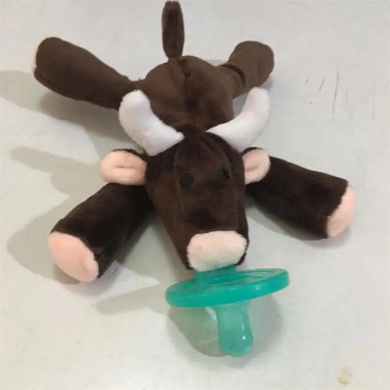 Baby Pacifier Silicone Cute Cartoon Animals Shape Pacifier Detachable Doll