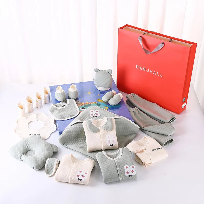 Newborn Baby Clothing Gift Set Winter Clothes High Quality 100% Cotton