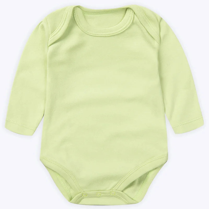 Baby Long Sleeve Bodysuits Newborn 100% Organice Cotton