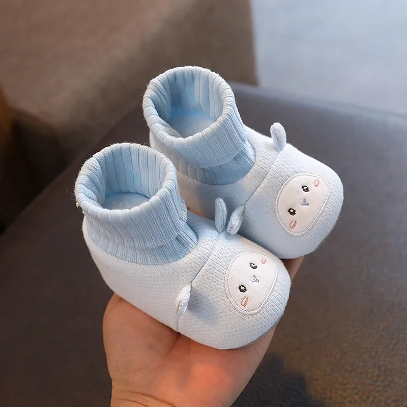Baby Shoes Spring Autumn Male Female Babies Keep Their Shoes on 6-12 Months Old 0-1 Years Old Cotton Shoe Soft