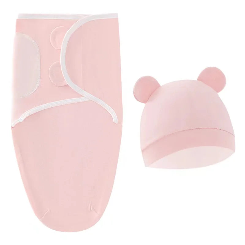 Baby Sleeping Bag Newborn Envelope Cocoon Wrap Swaddle Soft 100% Cotton 0-6 Months Sleep Blanket