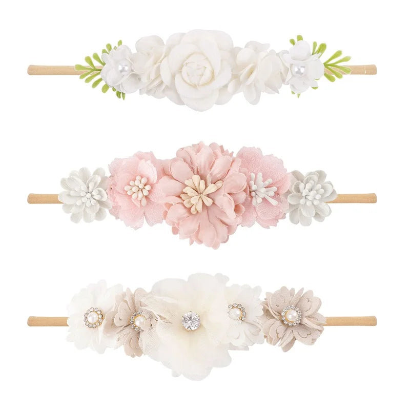 Baby Flower Headwear Soft Elastic