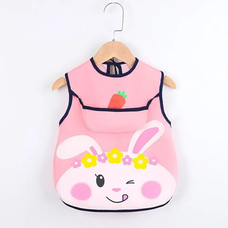 Baby Feeding Bib Apron Pocket Infant