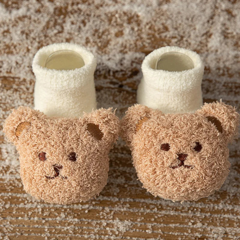 Cartoon Bear Baby Socks for Girl Boys Newborn