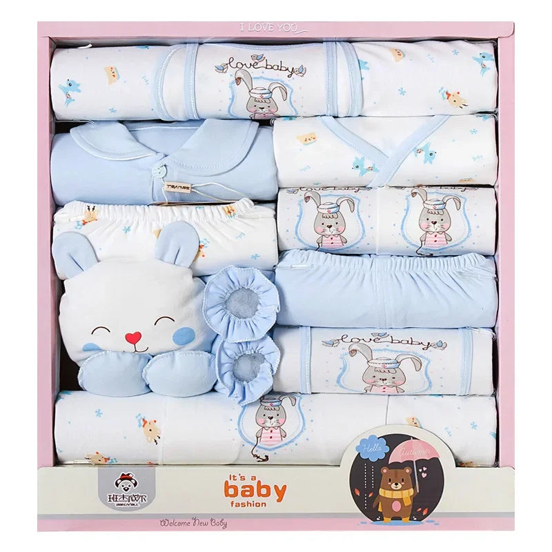 Newborn Baby Clothes 18-Piece Cotton Set Baby Gift Sets