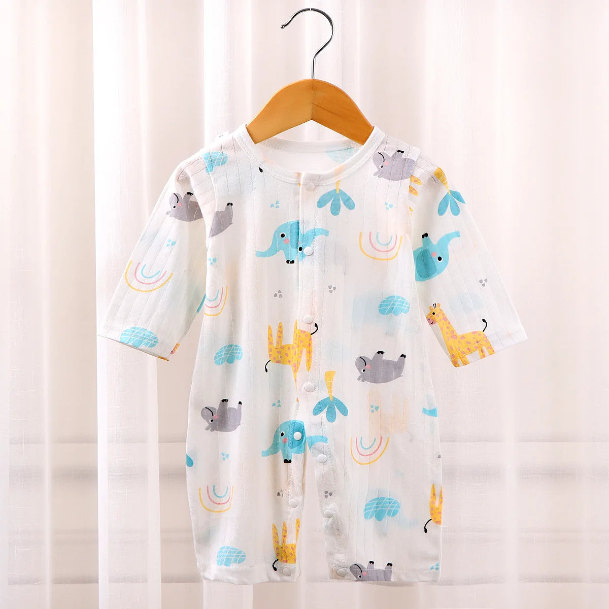 Baby Cotton Long-sleeved Sleepwear Clothing