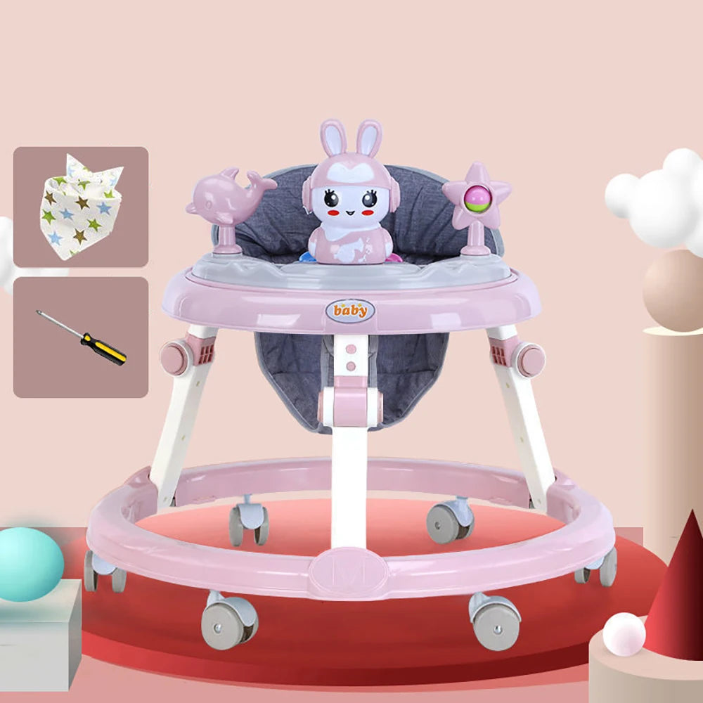 Baby Walker with Music Toys Foldable Activity Baby Walker