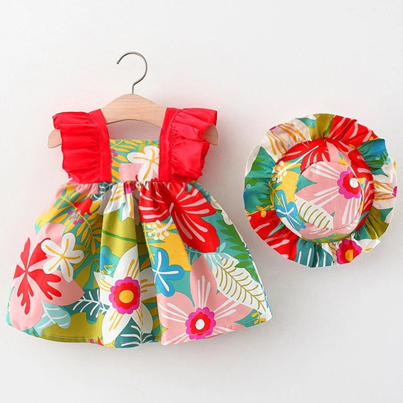 Baby Girls Dresses Summer Dress Newborn Toddler Children Clothes Kids Princess Party Fashion Outfit 1 2 3 Year Dresses Bow Dot