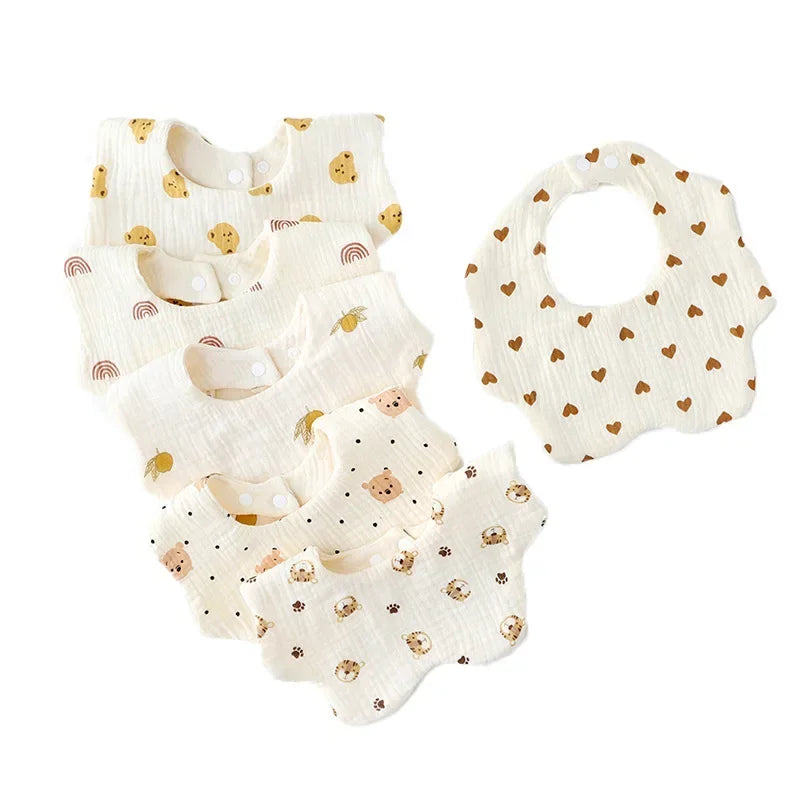 Newborn Baby Bibs Pure Cotton Class A Saliva Towel