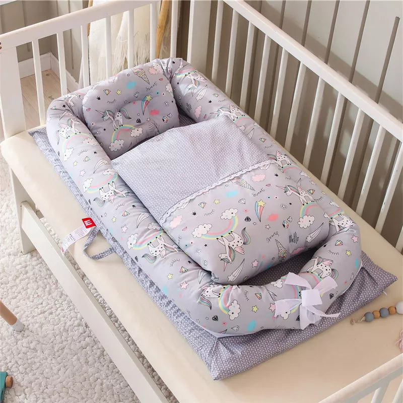 Infant Baby Nest Travel Bed Foldable Washable Newborn Mattress