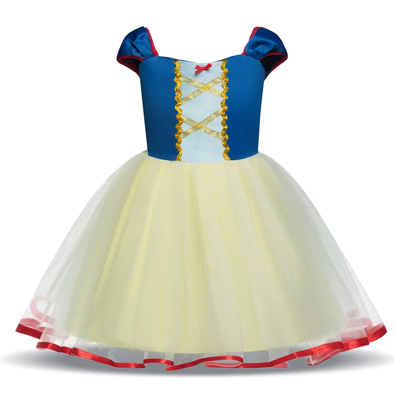 Snow White Girls Costume for Cosplay Baby Princess Dress