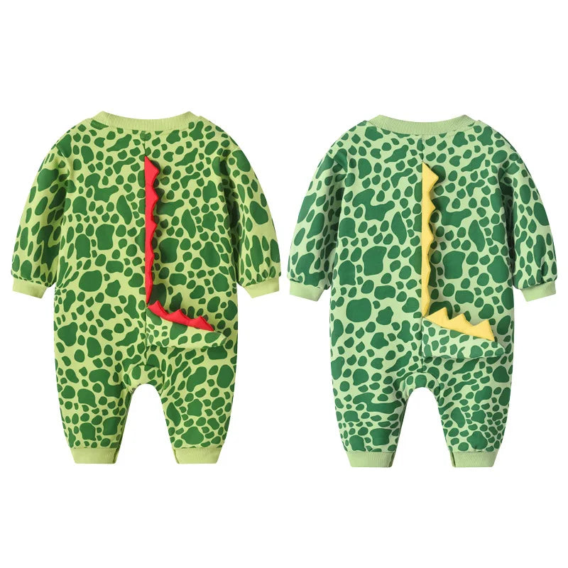 Kawaii Dinosaur Newborn Baby Clothes Cotton Jumpsuits Costume