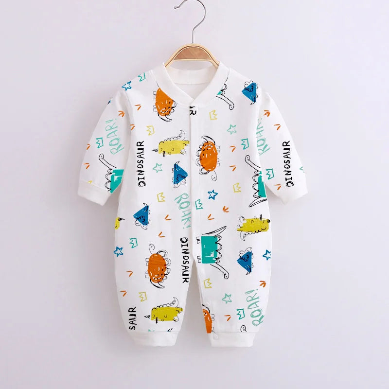 Baby Set 0-24M Neonatal Cartoon Breathable Bodysuit