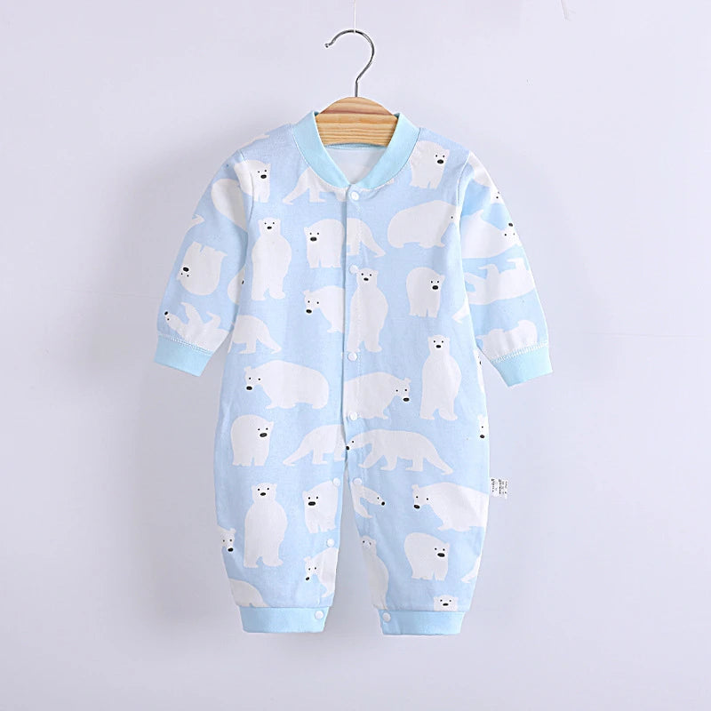 Baby Set 0-24M Neonatal Cartoon Breathable Bodysuit