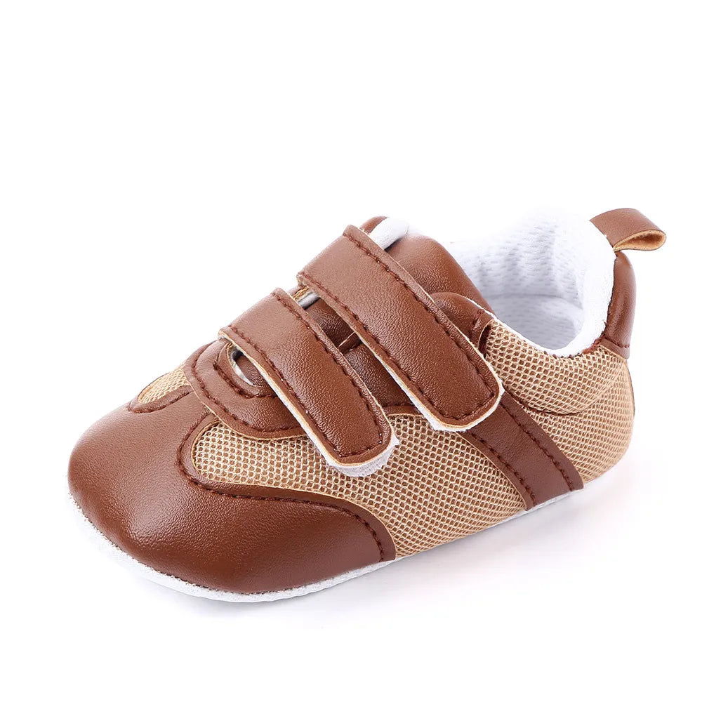 Brand Infant Baby Boys Shoes Cotton Anti-slip Sole Soft Newborn Toddler Crib Shoes Sneaker First Walkers Shoe for 1 Year Old Boy