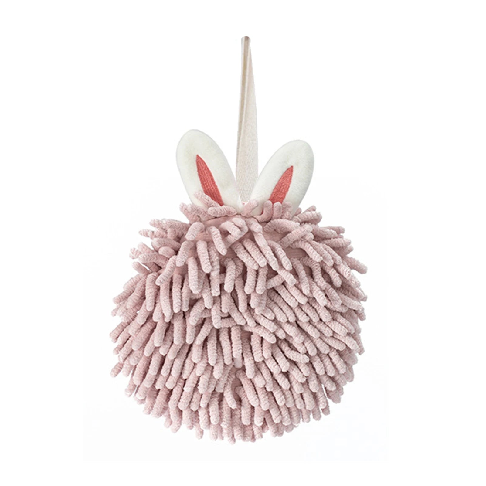 Chenille Cartoon Sheep Hanging Towel Adjustable Lanyard Hanging Hand Towel Soft Comfortable Skin-touch Kitchen Towel For Home