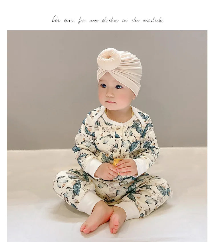 Nordic Style Cotton Comfortable Baby Autumn Bodysuit