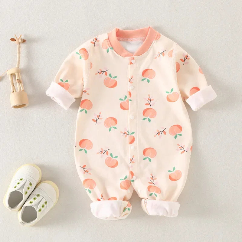 Baby Cotton Print Infant Comfort One Piece Jumpsuit