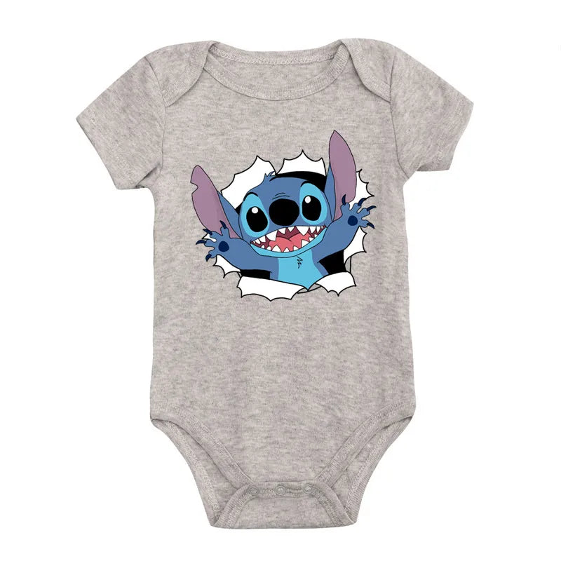 Cotton Newborn Baby Cute Disney Lilo & Stitch Bodysuit