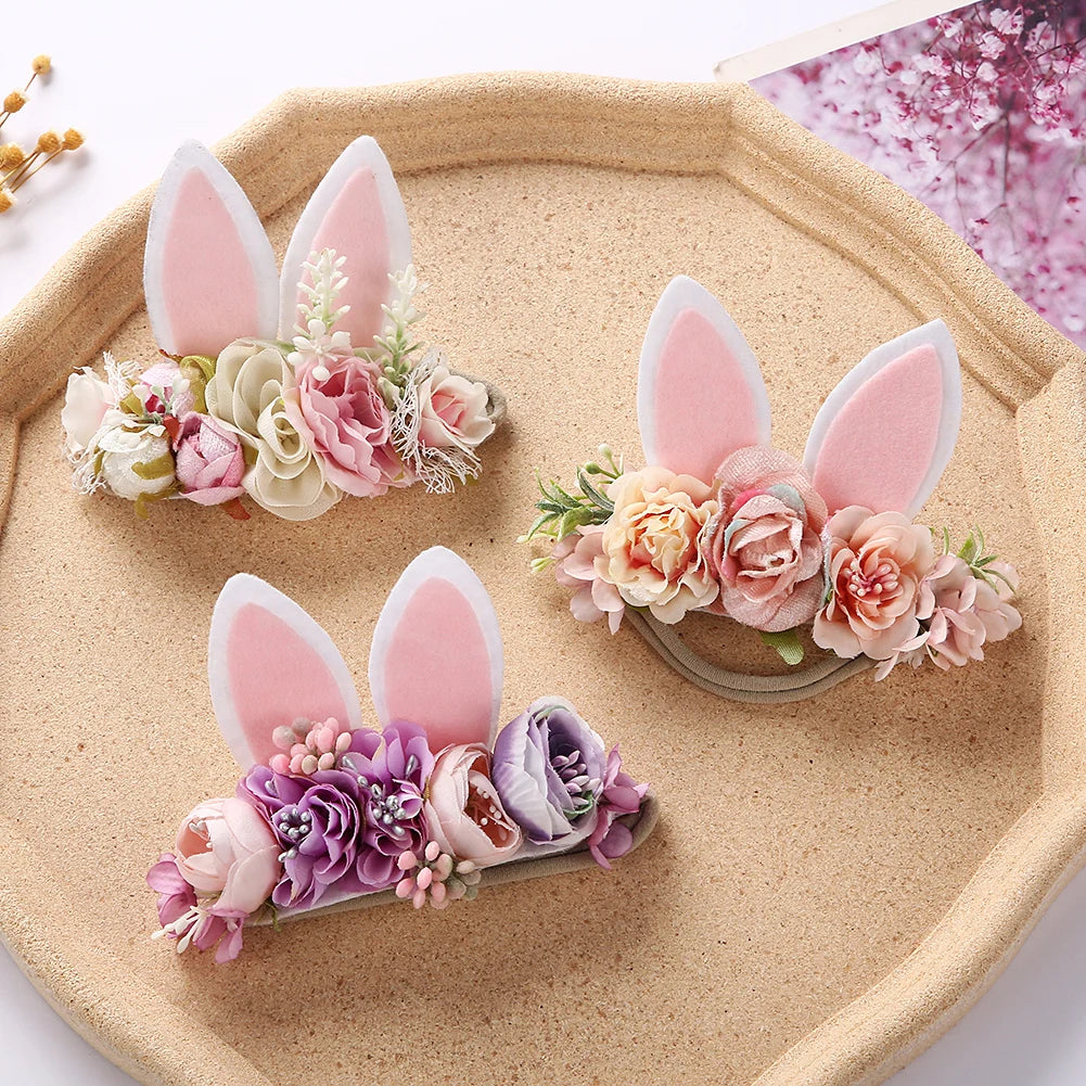 Lovely Baby Girls Easter Day Headband Rabbit Ear Accessories