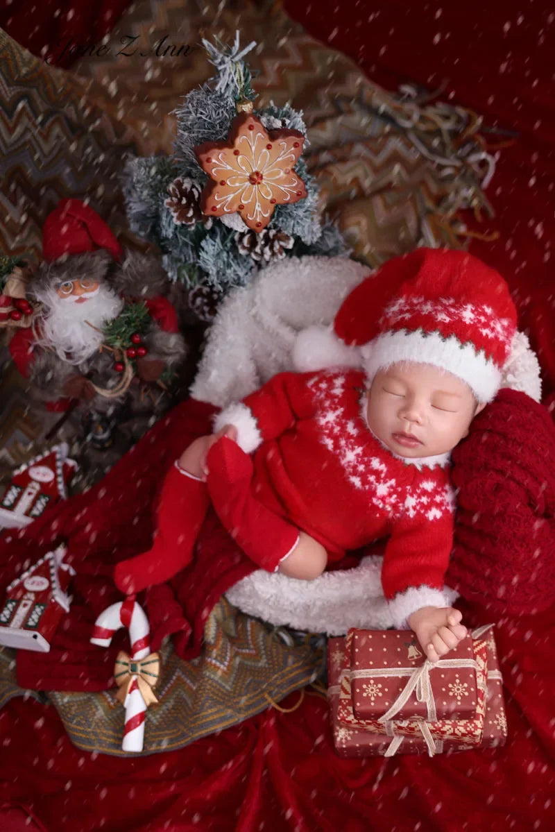 Baby Christmas  New Year clothes theme props