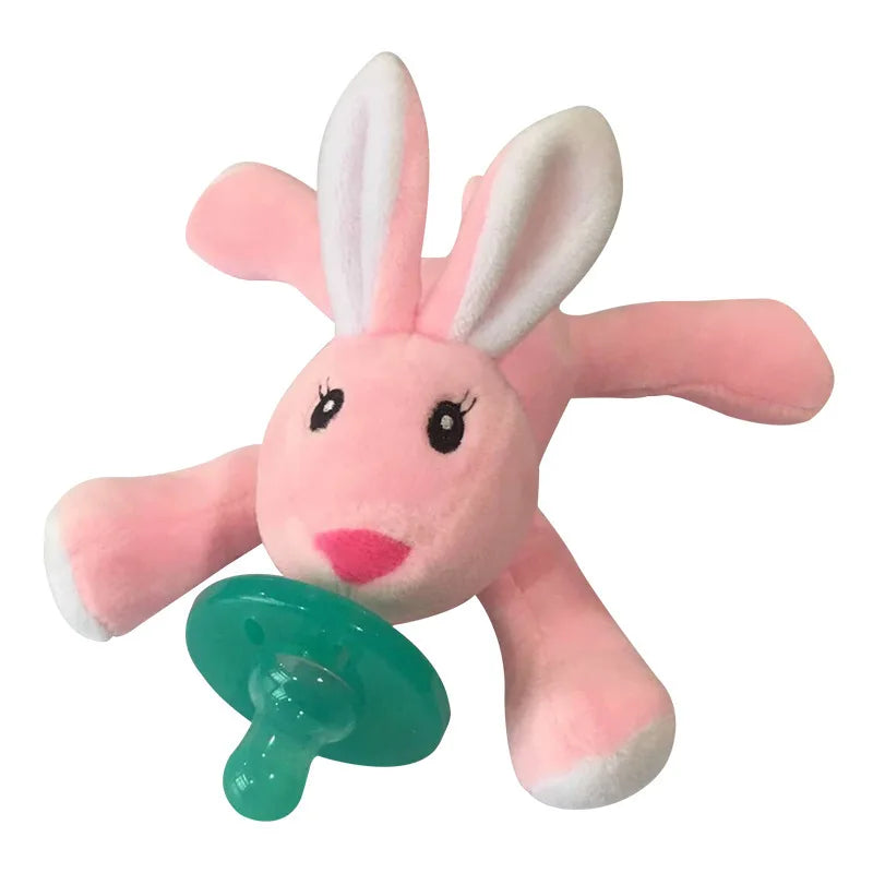 Baby Pacifier Silicone Cute Cartoon Animals Shape Pacifier Detachable Doll
