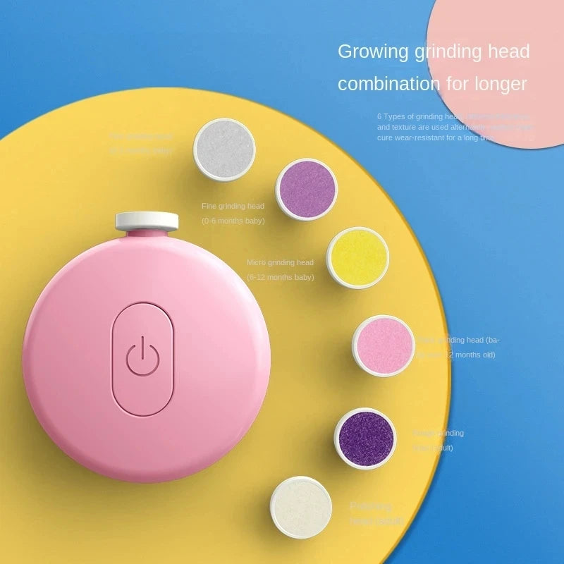 Baby Electric Nail Trimmer Kid Nail Polisher Tool Baby Care Kit Manicure Set Easy To Trim Nail Filer Clippers Cutter For Newborn