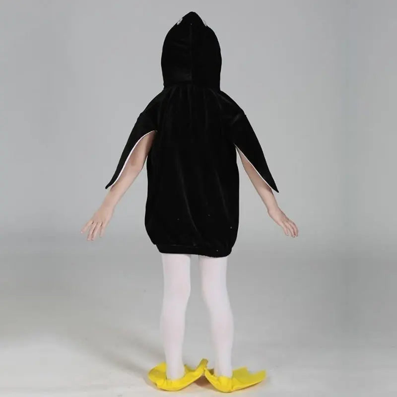 Penguin Costume For Baby Hooded Top+Shoes Set