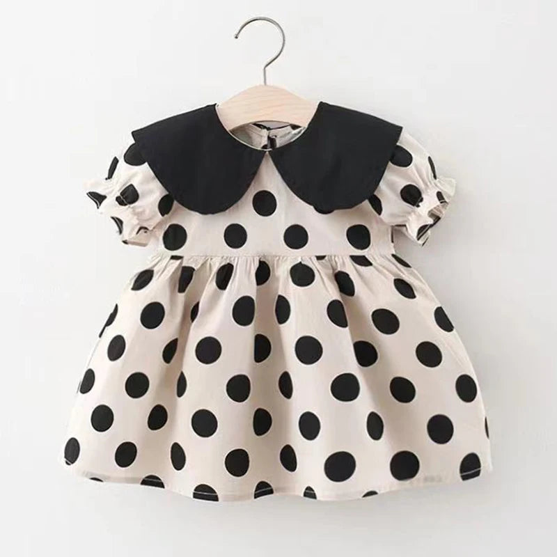 Baby Girls Dresses Summer Dress Newborn Toddler Children Clothes Kids Princess Party Fashion Outfit 1 2 3 Year Dresses Bow Dot