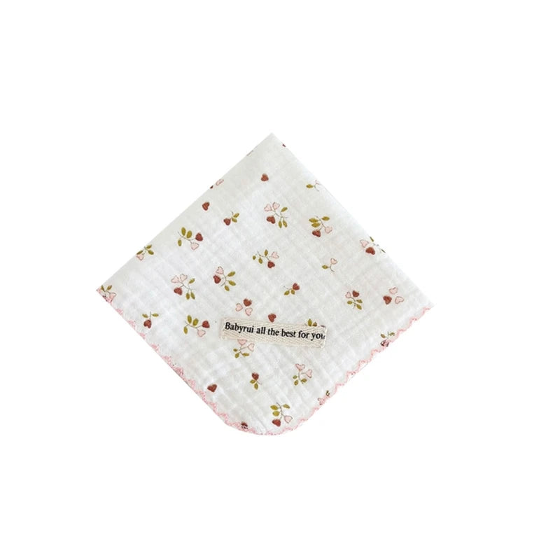 Cotton  Towel Newborn Baby Items Muslin Baby Bibs Handkerchief Soft Saliva Towel  Feeding Burp Cloths Facecloth
