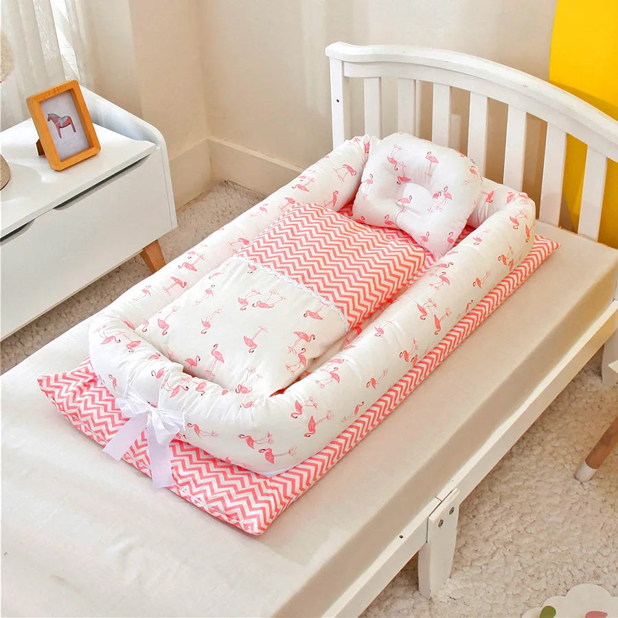 Infant Baby Nest Travel Bed Foldable Washable Newborn Mattress