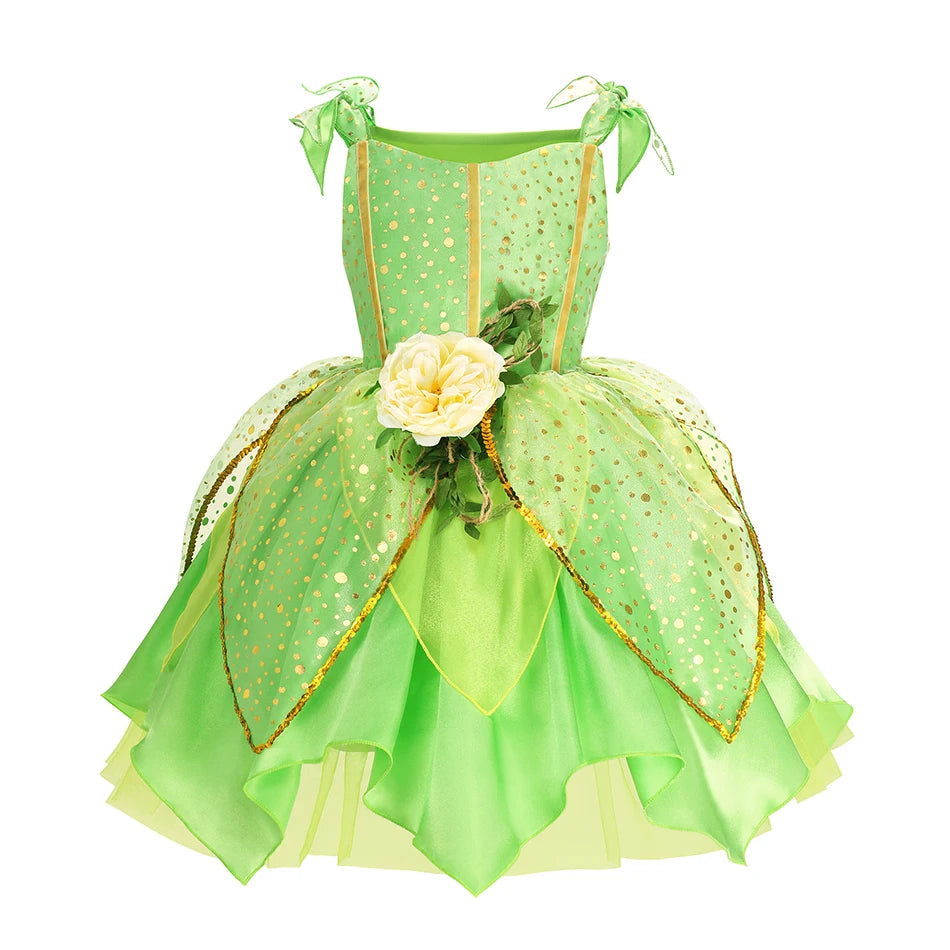 Frozen Elsa Anna Princess Cosplay Dress Baby Costume