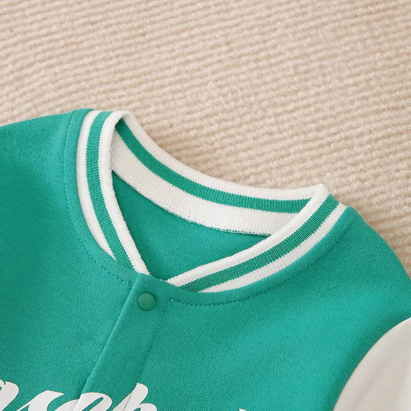 Baby Boy Clothes Baseball Team Costume Sport Jersey Baby's Romper Letter Boy Bodysuit For Newborns Jumpsuit Infant 0 To 18 Month