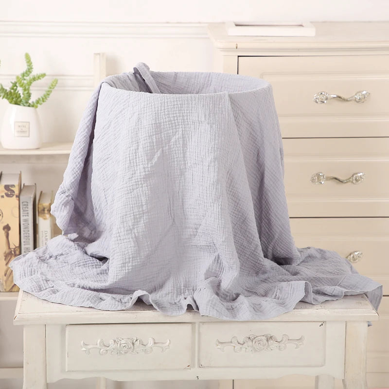 Bear Print Muslin Baby Cotton Blanket