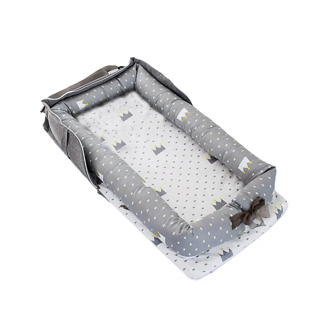 Baby Shower Gift Idea Portable Foldable Baby Nest Adjustable Breathable Sleeping Bed for Infants 0-24 Months Shower for Baby