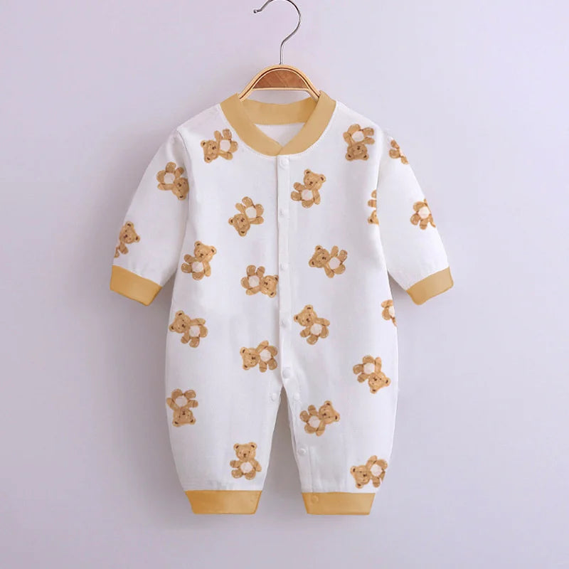 Baby Set 0-24M Neonatal Cartoon Breathable Bodysuit