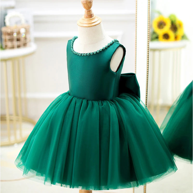 Newborn Clothes Princess Dresses for Baby Girls 1 Year Birthday Christmas Dress Baptism Wedding Party Cake Lace Gown Vestidos