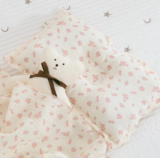 2Layer Blanket for Newborn Baby Muslin Cotton Swaddle Thin Baby Summer Blanket Infant Toddler Baby Bath Towel120X150CM