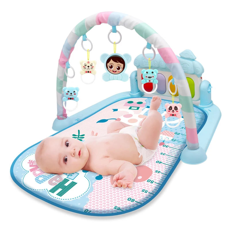 Baby Music Rack Play Mat Playmat Piano Keyboard Puzzle Carpet Gym Crawling Activity Rug Early Educational Toy For Infant Gift