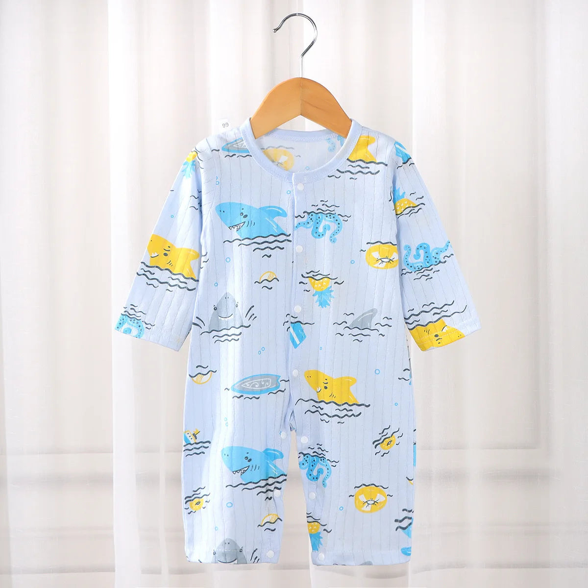 Baby Cotton Long-sleeved Sleepwear Clothing