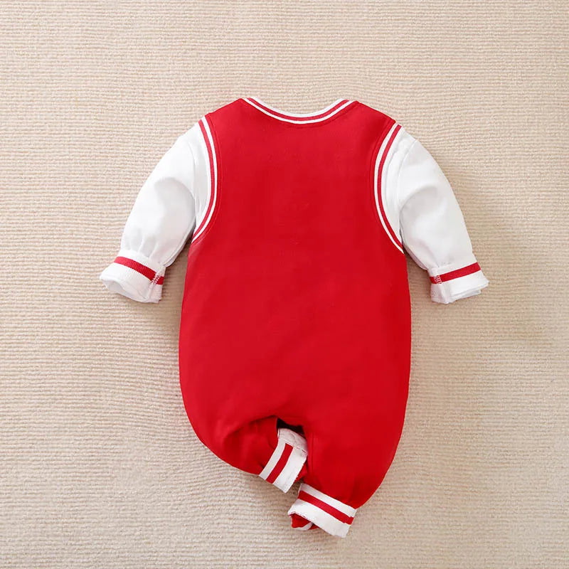 Baby Boys Romper Cotton Playsuit Overalls Basketball Clothes Suit Newborn Clothing 0 3 6 12 18 Months Print Long Sleeve Jumpsuit