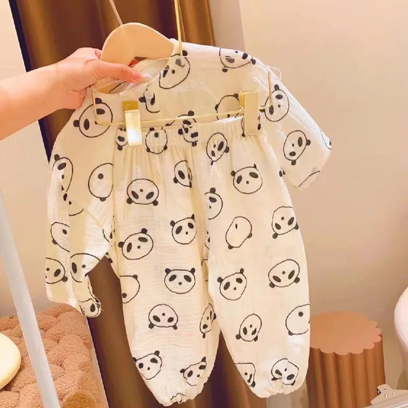 Baby Cotton Home Wear Outfit Set  0-10T