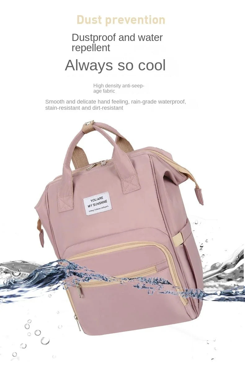 New Waterproof Maternity Bags Baby Mummy Diaper Bags Printed Nappy Bag Mom Backpack For Stroller Nursing Baby Care #Y