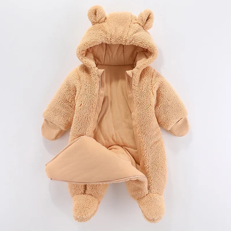 Thickened Warm Bear Rabbit Cotton Jumpsuit